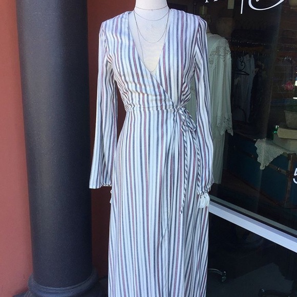 Maxi Wrap Dress - Picture 1 of 4